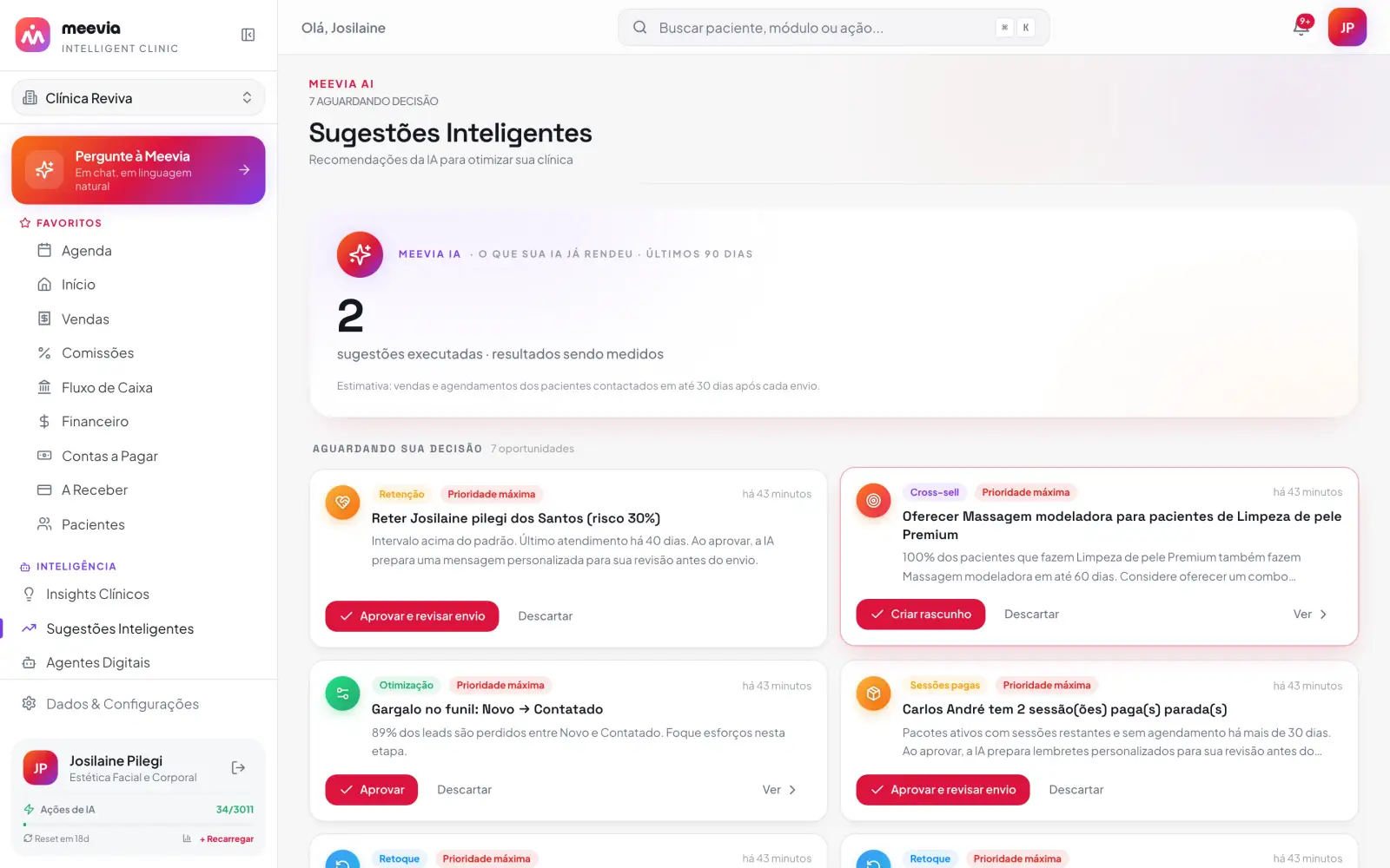 Do insight para a ação em um clique